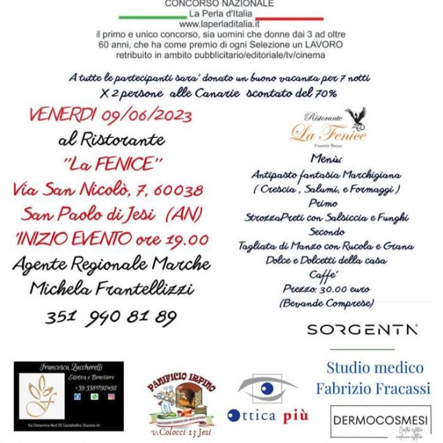 Casting nelle Marche